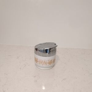 Vintage Sugar Canister with Silver Lid